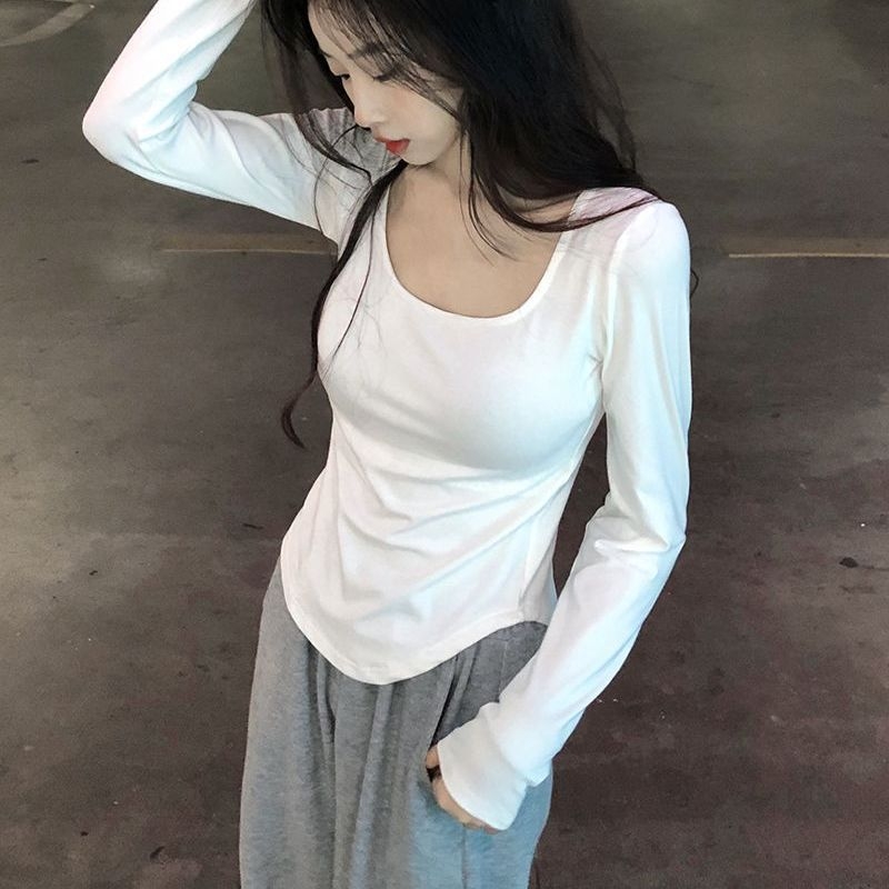 Póló négyzetes gallérral, A-vonalú siluetta, hímzés, 100% pamut