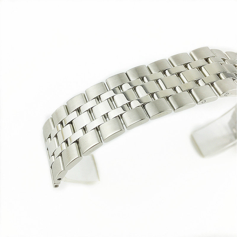 Ženski tanak remen od nehrđajućeg čelika za sat, pet karika, s dvostrukim pritiskanjem, minimalistički stil, lagani luksuz, zimsko izdanje 2023