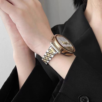 Nerezový oceľový náramok na hodinky so sedem-nitným dizajnom, štýl Fashion OL, uvedenie leto 2025, hlavný trh: Severná Amerika