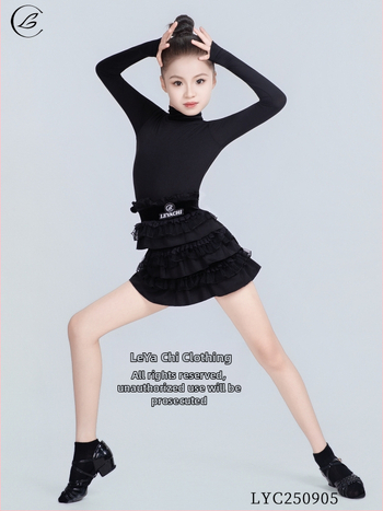 Latīņu deju apģērbs - Ziemas 2025, kristāla kaņepju audums, poliesters 90–95%, salds stils (Ziemas 2025; kristāla kaņepju audums; Poliesters 90–95%; Salds stils)