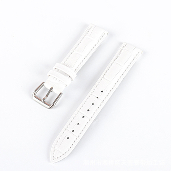 Náramok na hodinky z pravej kože, unisex, textúra bambusovo-krokodílová, dvojvrstvová hovädzia koža, pôvod: Chaozhou, zima 2023