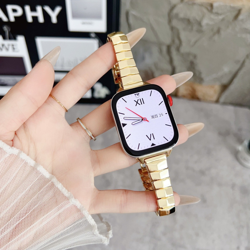 Diamantkujulise metallrõngaga kellarihm Apple Watch Ultra jaoks (kõik sarjad) - tsingi sulam, Burei, 2025 sügisel