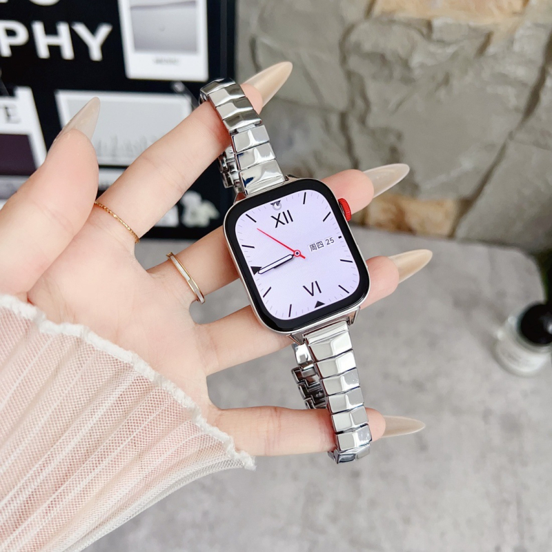 Diamantkujulise metallrõngaga kellarihm Apple Watch Ultra jaoks (kõik sarjad) - tsingi sulam, Burei, 2025 sügisel