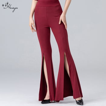 Σετ χορευτικής προπόνησης για γυναίκες με παντελόνι με σχισμή – ύφασμα modal, 50–70% ινών modal, κοστούμι latin/modern χορού για ενήλικες