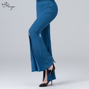 Σετ χορευτικής προπόνησης για γυναίκες με παντελόνι με σχισμή – ύφασμα modal, 50–70% ινών modal, κοστούμι latin/modern χορού για ενήλικες