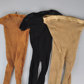 Κάλτσες χορού λατιν με δίκτυο, λεπτό velúr-νάιλον μίγμα, μακρύ σωλήνας, μονόχρωμο σχέδιο