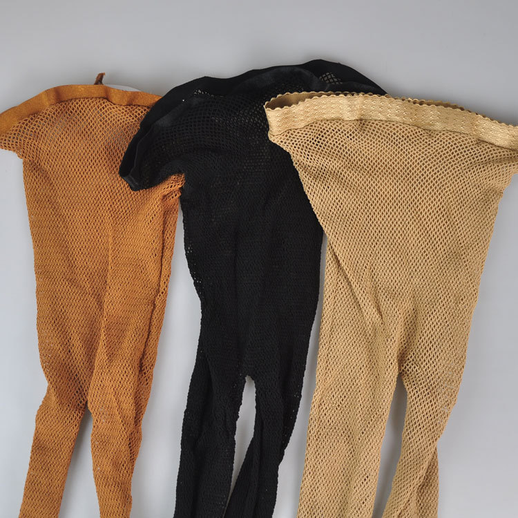 Κάλτσες χορού λατιν με δίκτυο, λεπτό velúr-νάιλον μίγμα, μακρύ σωλήνας, μονόχρωμο σχέδιο