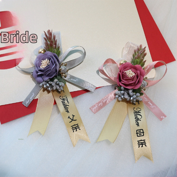 Corsage vestuvėms – šiuolaikiškas minimalistinis stilis porai, geometrinis dizainas, medžiaga: Kitas, Žiemos 2022 leidimas