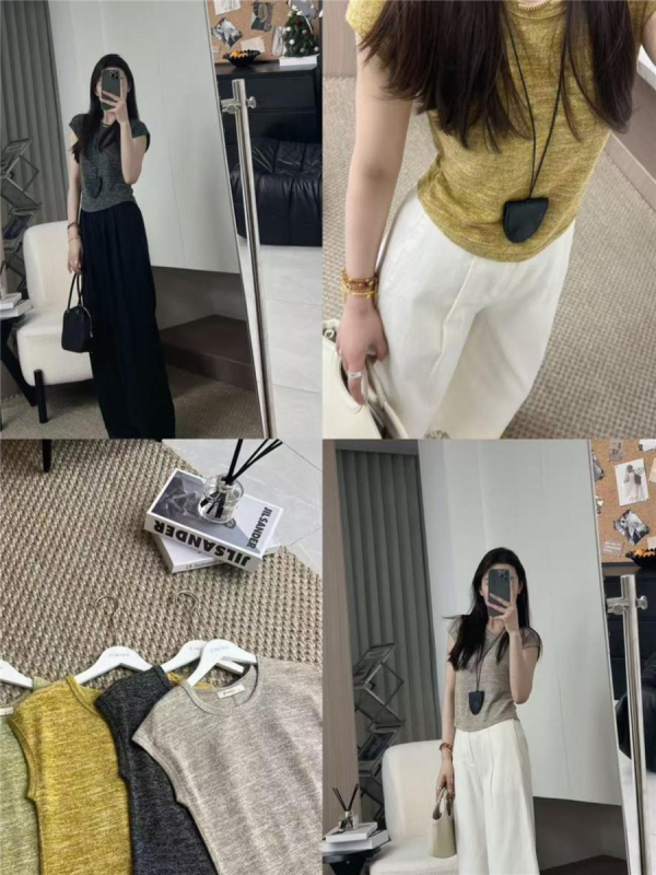 NBZZROOM majica, japansko-korejski ležerni stil, raglan rukavi, okrugli vrat, široki kroj