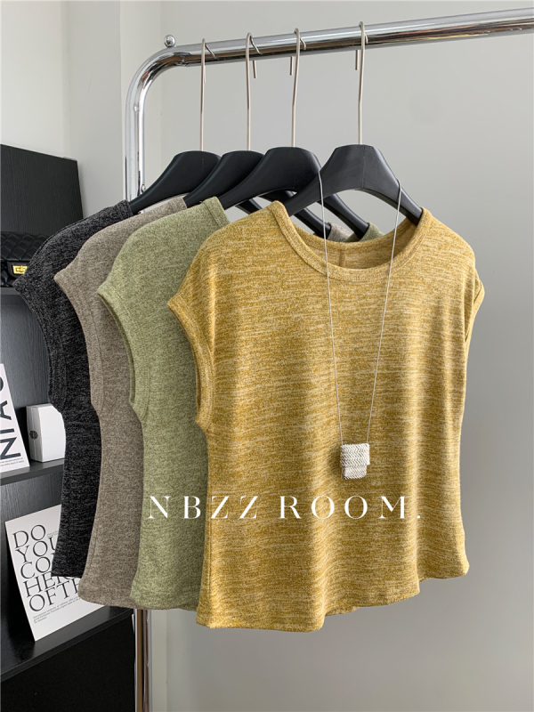 NBZZROOM majica, japansko-korejski ležerni stil, raglan rukavi, okrugli vrat, široki kroj