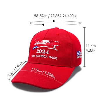 2024-es stílusú napvédő baseball sapka, népszerű unisex hímzett kacsacsőrű kalap