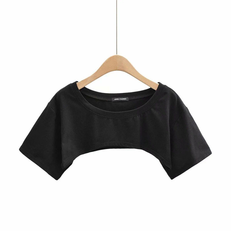Tricou din bumbac, mâneci scurte, croială lejeră, guler rotund, stil urban.