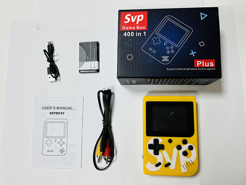 Ai Zero Road pārnēsamā spēļu konsole diviem spēlētājiem ar iebūvētu atmiņu, USB interfeisu, AV video izeju, vadu savienojumu, MP4 video atskaņotājs