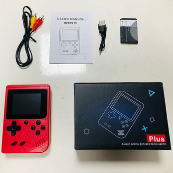 Portatīvā retro spēļu konsole, 40-in-1, diviem spēlētājiem, iebūvēta atmiņa, USB un AV izejas, MP4 video atskaņotājs