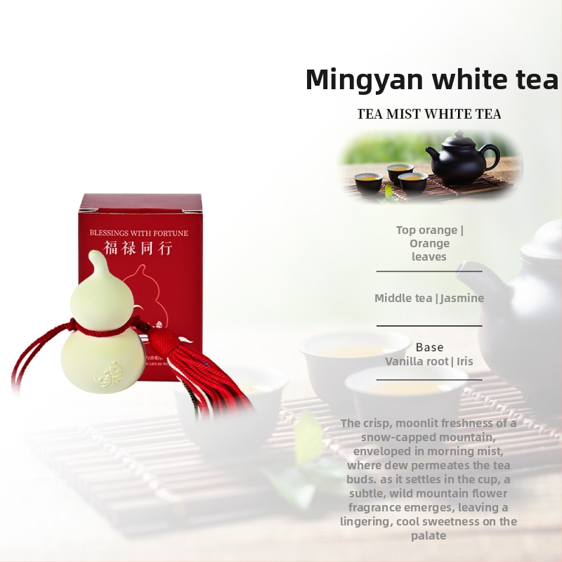 Pritaikytas kinų stiliaus gipso automobilio papuošalas su aromaterapijos funkcija – kvapų sklaida, kvapų šalinimas, vidaus dekoras