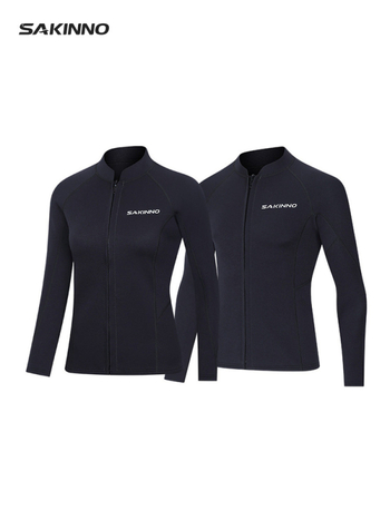 Unisex dugi rukav potaplinski top — SCR neopren visokoelastičan materijal, topao, sve sezone, za ronjenje.