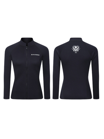 Unisex dugi rukav potaplinski top — SCR neopren visokoelastičan materijal, topao, sve sezone, za ronjenje.