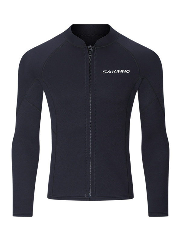 Unisex dugi rukav potaplinski top — SCR neopren visokoelastičan materijal, topao, sve sezone, za ronjenje.
