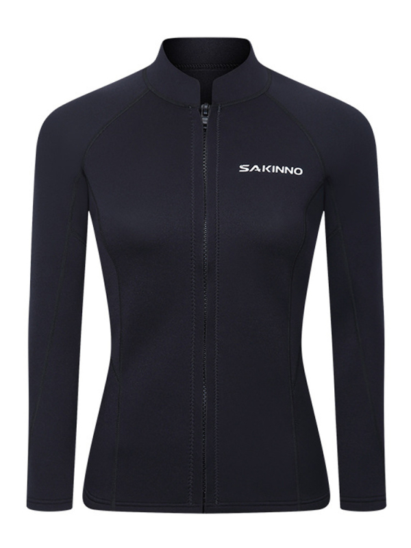 Unisex dugi rukav potaplinski top — SCR neopren visokoelastičan materijal, topao, sve sezone, za ronjenje.