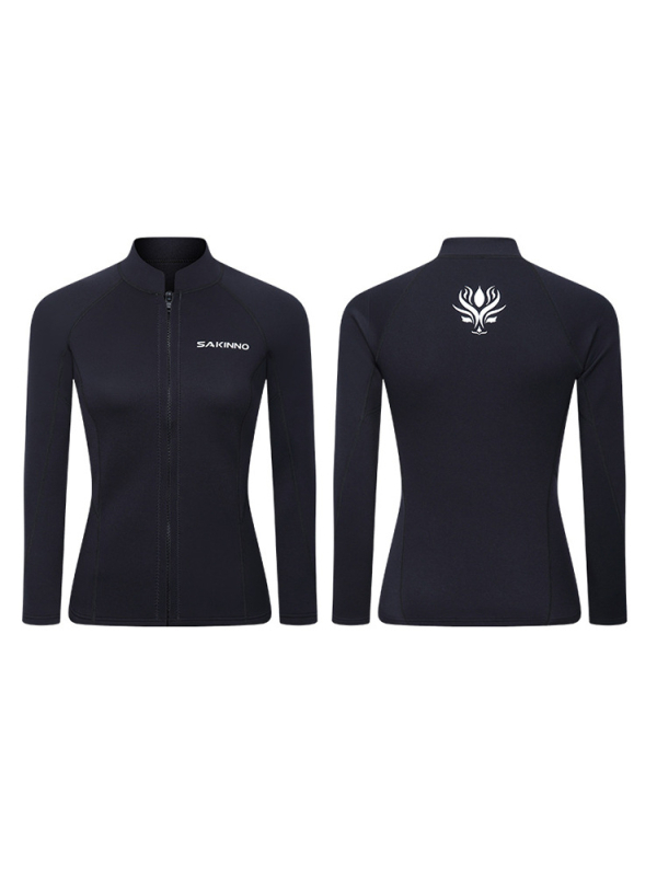 Unisex dugi rukav potaplinski top — SCR neopren visokoelastičan materijal, topao, sve sezone, za ronjenje.