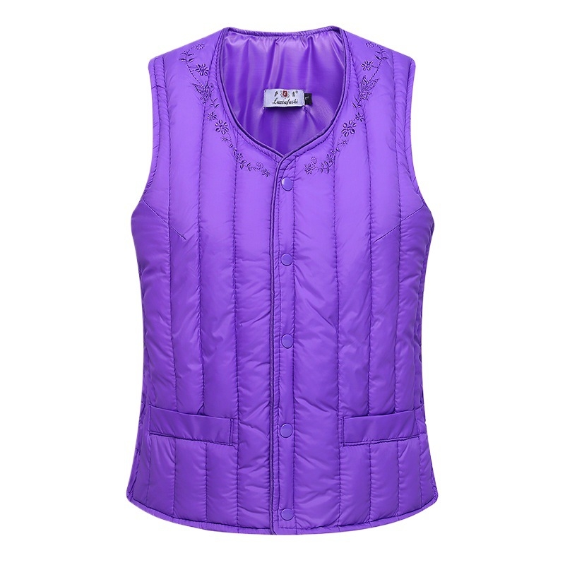 Sieviešu īsa dūnu-kokvilnas veste, slaids piegriezums, silta rudens–ziemas sezonai, literāri retro stils, regulārā versija, TR audums ar PVC ≤30%