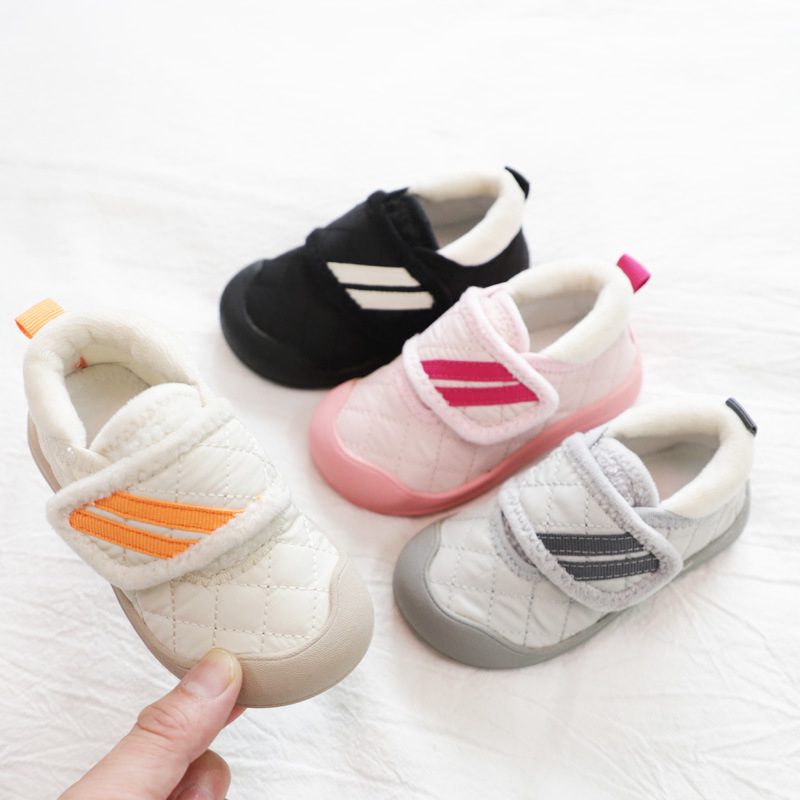 Dječje tenisice s Velcro kopčanjem, fleece podstava, Lycra gornji dio, gumeni potplat, zimski model, za uzrast 4-6 godina