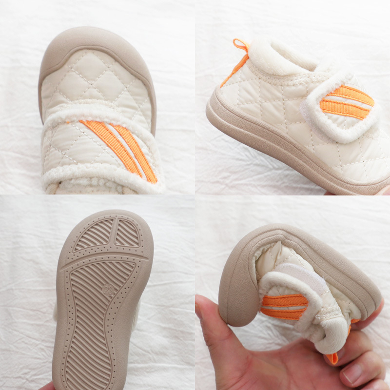 Dječje tenisice s Velcro kopčanjem, fleece podstava, Lycra gornji dio, gumeni potplat, zimski model, za uzrast 4-6 godina