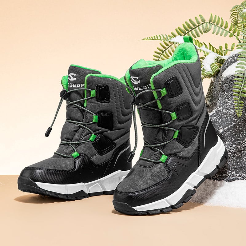 Botine de gleznă pentru copii HOBIBEAR | Exterior: piele sintetică | Unisex | Vârsta 4–16 ani