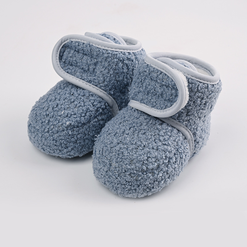Beebide kõnnijalanõud 1–3-aastastele, Velcro kinnitusega, pehme PU talla, soe fleece vooder, libisemisvastane talviseks kasutamiseks