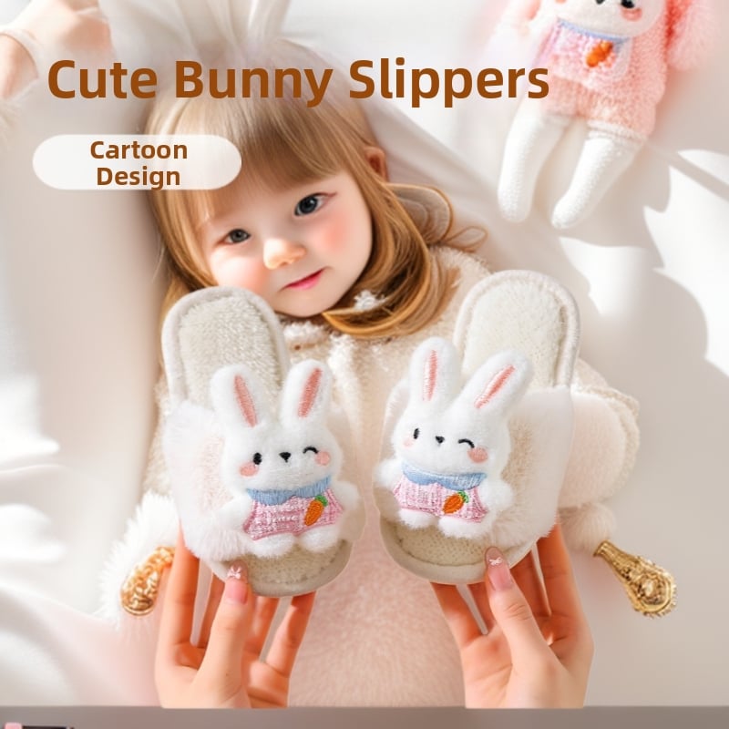 Laste puuvillased sussid, plüüspealsega, fleecevooder, karikatüritrükk, PVC talla, libisemiskindlad, sobivad siseruumides ja väljas