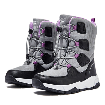 Botine de gleznă pentru copii HOBIBEAR | Exterior: piele sintetică | Unisex | Vârsta 4–16 ani