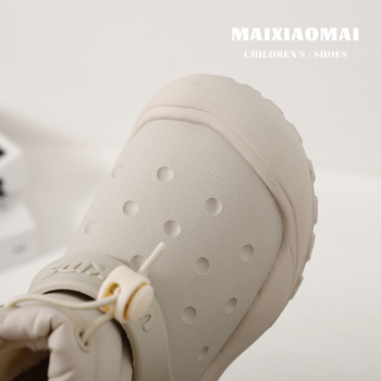Mai Xiaomai Ghete de gleznă pentru copii — exterior, impermeabile și călduroase, talpă moale, unisex, 4–16 ani, stil casual