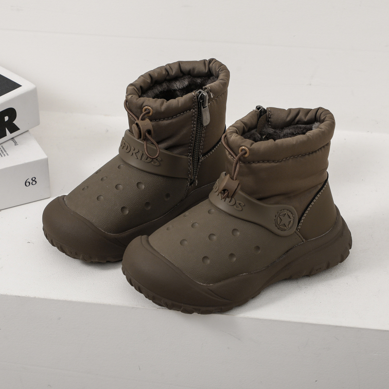 Mai Xiaomai Ghete de gleznă pentru copii — exterior, impermeabile și călduroase, talpă moale, unisex, 4–16 ani, stil casual