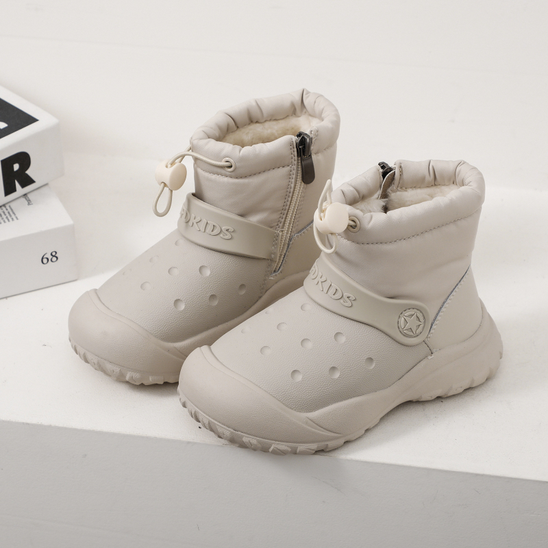 Mai Xiaomai Ghete de gleznă pentru copii — exterior, impermeabile și călduroase, talpă moale, unisex, 4–16 ani, stil casual