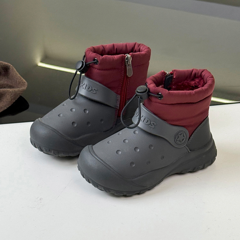 Mai Xiaomai Ghete de gleznă pentru copii — exterior, impermeabile și călduroase, talpă moale, unisex, 4–16 ani, stil casual