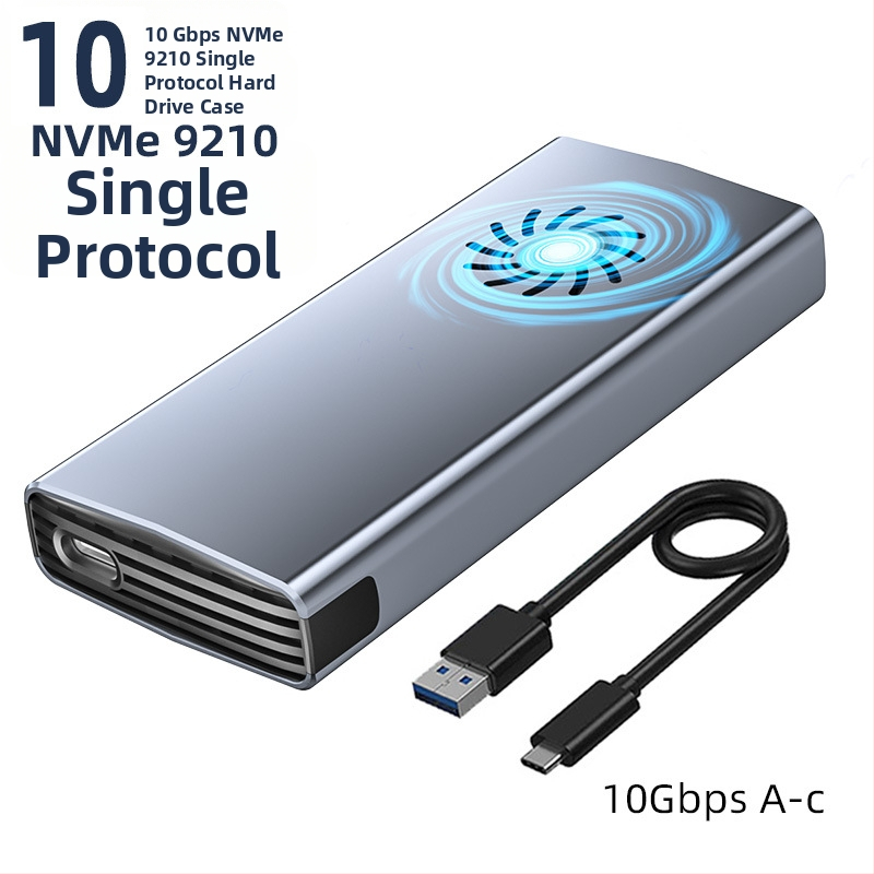 M.6 Beznástrojové SSD puzdro NVMe/NGFF, M.2, hliníková zliatina, až 8TB, USB-C 3.1/3.2