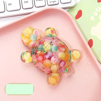 Särav tähistaevas liivast koomiksi suur kilpkonnakujuke otseülekande pimedate kottide sobitamine kontorilaua kaunistuste hulgimüük