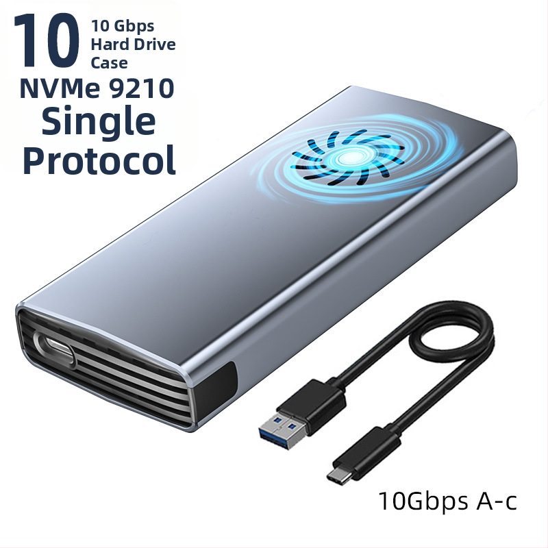 M.6 Beznástrojové SSD puzdro NVMe/NGFF, M.2, hliníková zliatina, až 8TB, USB-C 3.1/3.2