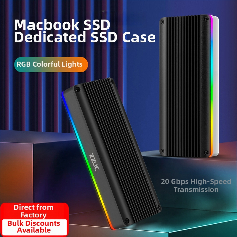 M.6 Beznástrojové SSD puzdro NVMe/NGFF, M.2, hliníková zliatina, až 8TB, USB-C 3.1/3.2