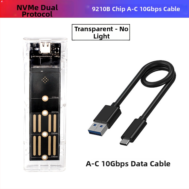 M.6 Beznástrojové SSD puzdro NVMe/NGFF, M.2, hliníková zliatina, až 8TB, USB-C 3.1/3.2