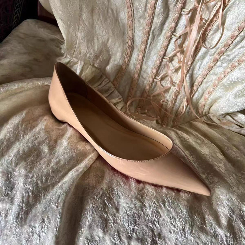 Γυναικείες επίπεδες με κρυφό ύψος 3 cm, μυτερός δάκτυλος, πάνω μέρος: υπερ ίνες, εσωτερικό: υπερ ίνες, σόλα: καουτσούκ, χαμηλό τακούνι