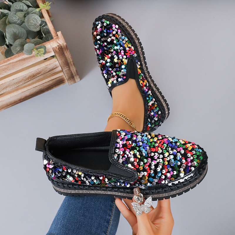 Dámske pohodlné topánky, PU vrchná časť, okrúhla špička, stredný podpätok 3-5 cm, gumená podrážka