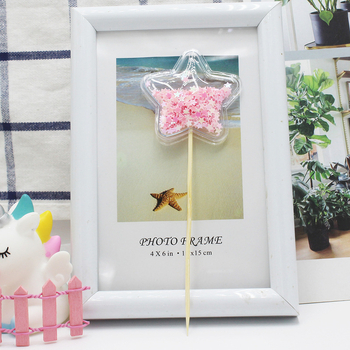 Απλές διαφανείς διακοσμήσεις κέικ: πεντάγωνα, αστέρια, καρδιές, καρδιές ροδακινί και σύννεφα. (Διακοσμήσεις ψησίματος)