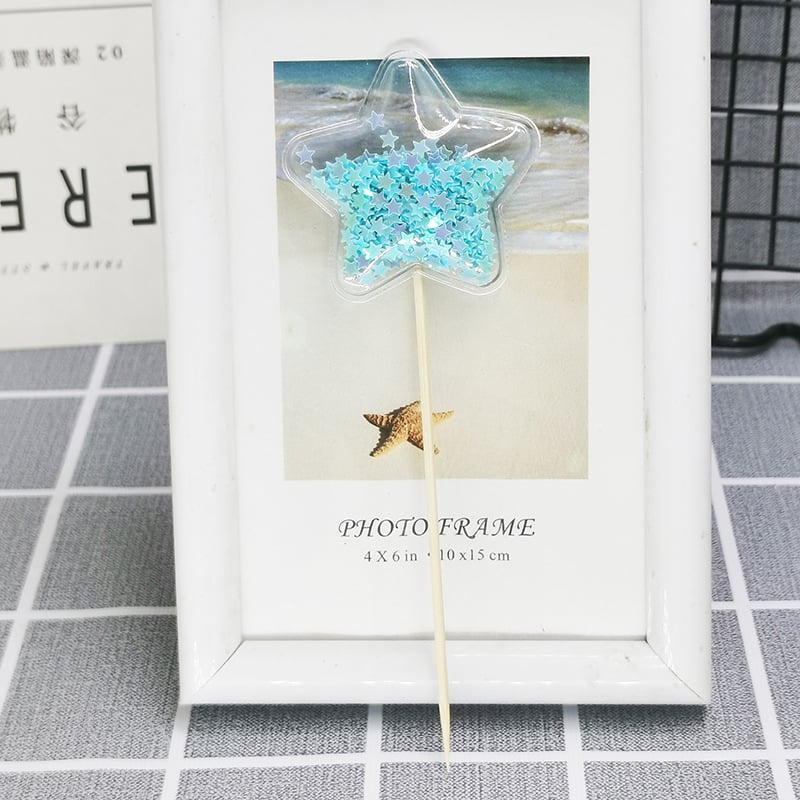 Απλές διαφανείς διακοσμήσεις κέικ: πεντάγωνα, αστέρια, καρδιές, καρδιές ροδακινί και σύννεφα. (Διακοσμήσεις ψησίματος)