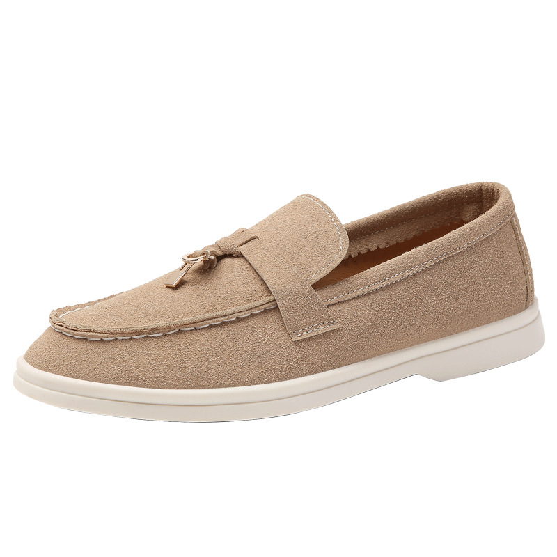 Ženske loafers s okruglim nosom, gornji materijal: super fiber, ulošak PU, potplat TPR, niski potpetice 1–3 cm
