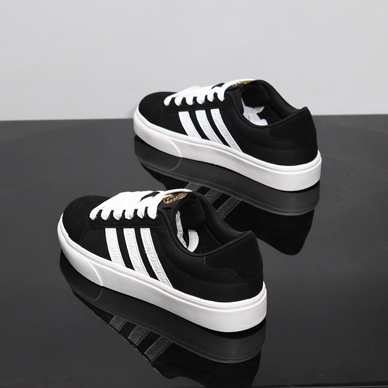 Unisex kanvas kurpes vasai – elpojošas, apaļš purns, zemais profils, virsma no kanvas, šņorēšana