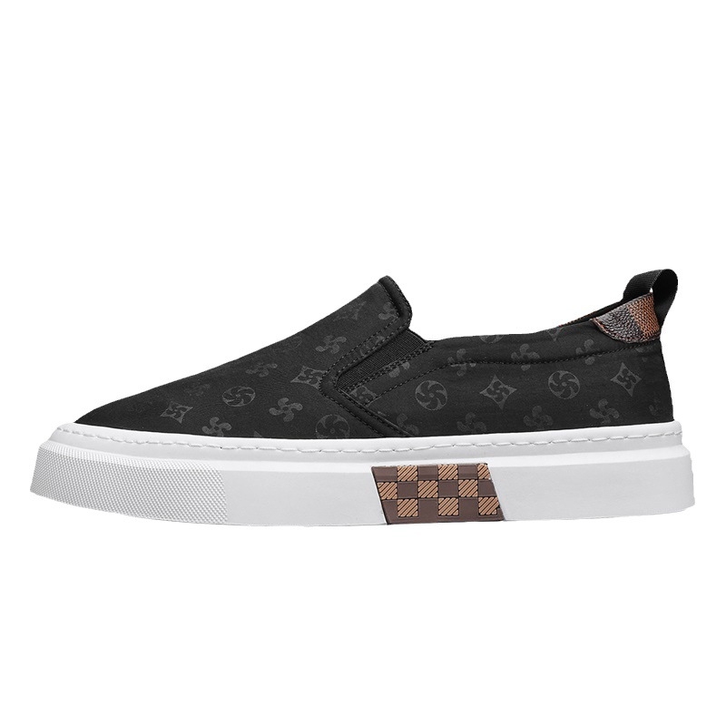 Loafers z plátna, letné, priedušné, s zaoblenou špičkou, gumovou podrážkou