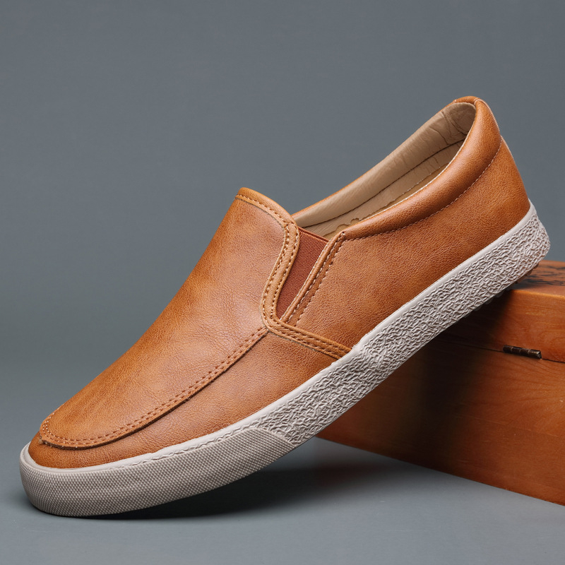 Flash Step Meeste plätud, Vaba aja stiil, Ümmarguse ninaga, Puuvillane ülaosa, Vulkaniseeritud kummist tald