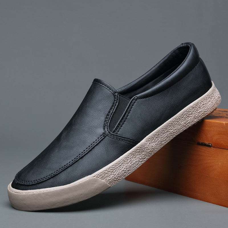 Flash Step Meeste plätud, Vaba aja stiil, Ümmarguse ninaga, Puuvillane ülaosa, Vulkaniseeritud kummist tald