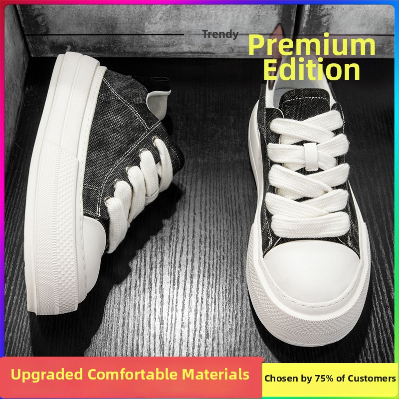 Meeste lõuend tossud suveks, hingavad, Hongkong stiilis, nöörid, paks kummist talla